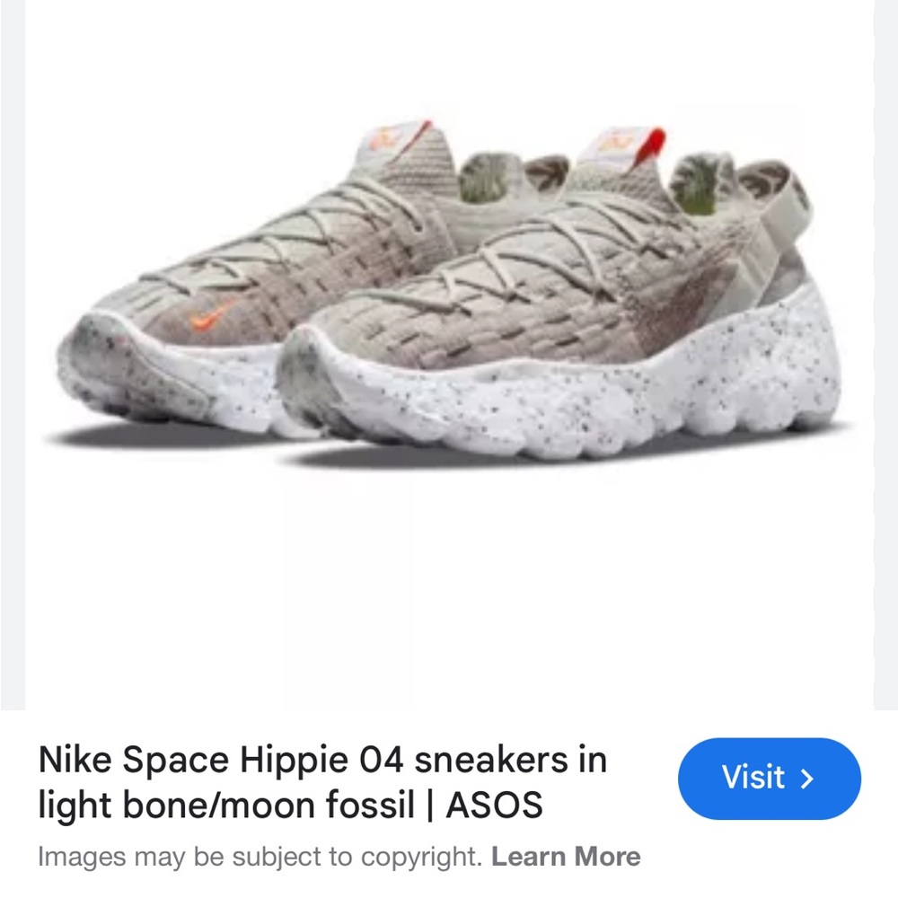 Euc men’s 8 Nike space hippie shoes